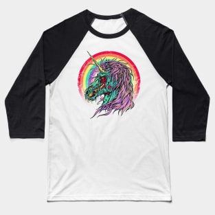 Zombie Unicorn Baseball T-Shirt